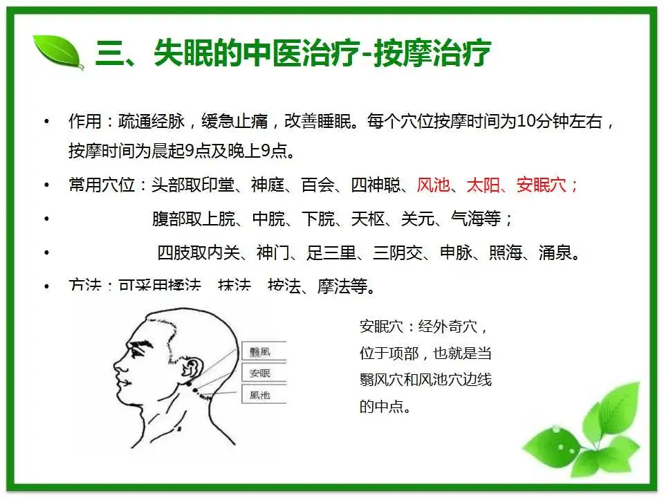 中医方法与失眠治疗及睡眠调理之道