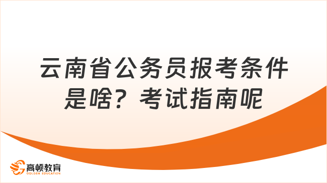 中国公务员报名要求全面解析