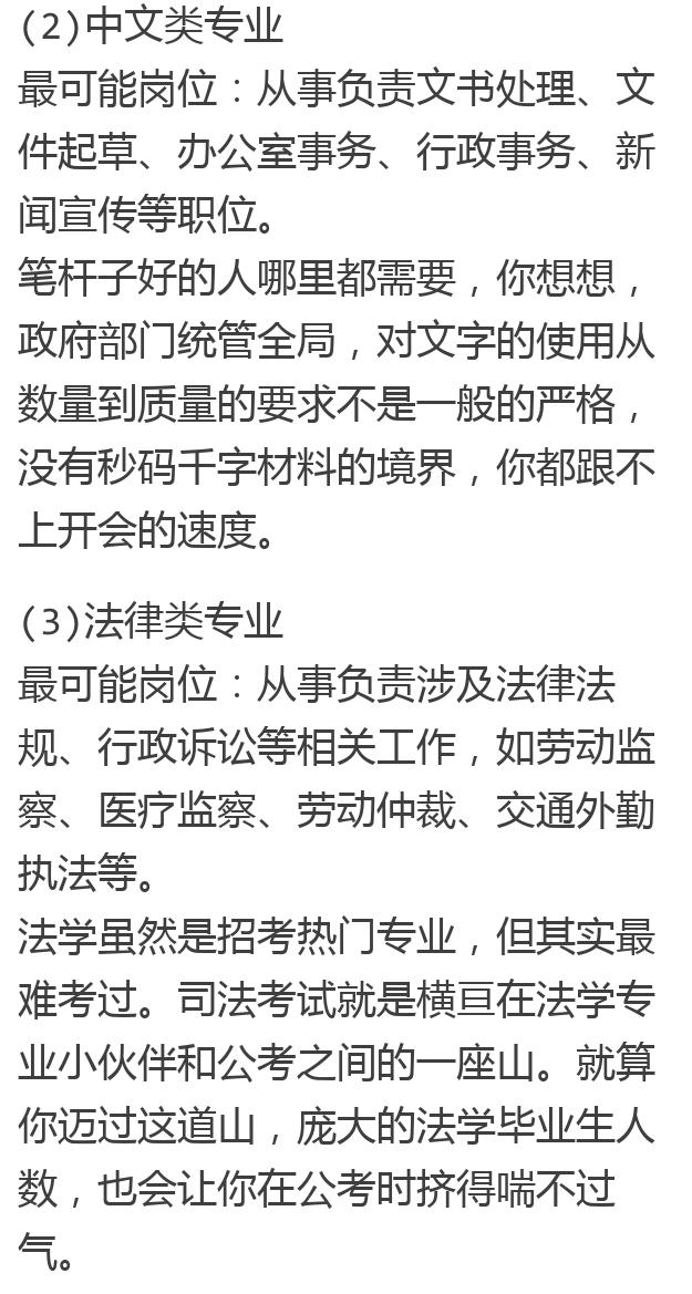 六种专业无法报考公务员，深度解析背后的原因与限制