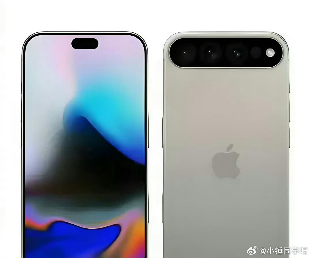 iPhone 17 Pro Max全新设计渲染图曝光，独特横向后摄与背部拼色设计引期待