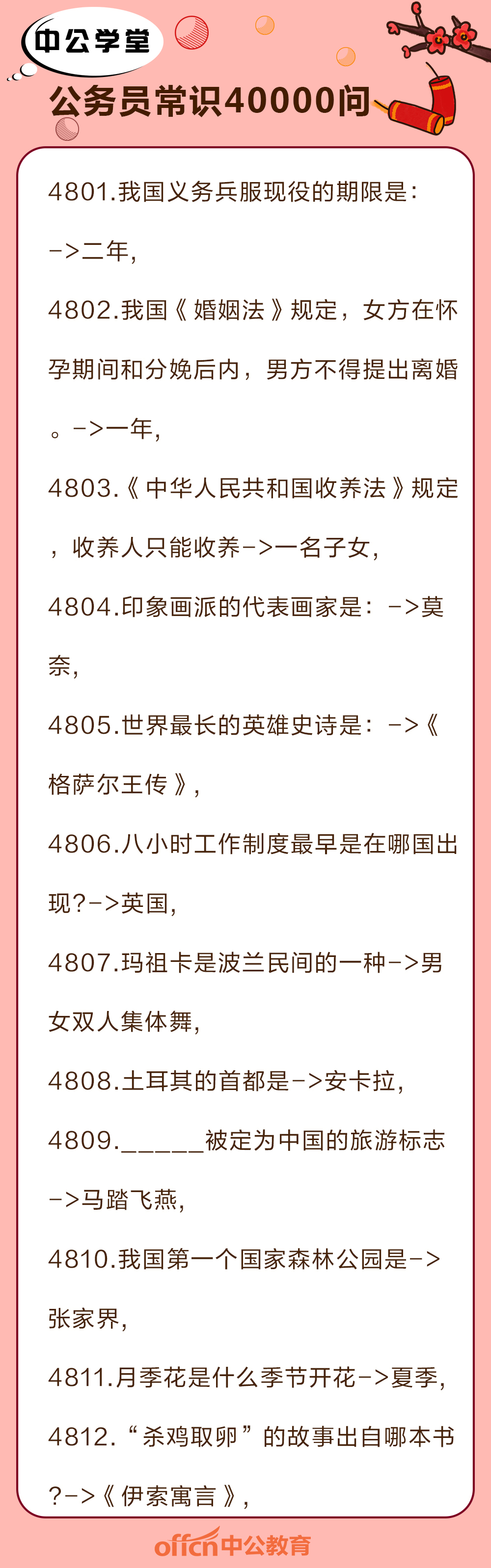 公务员必背百题详解及答案解析手册