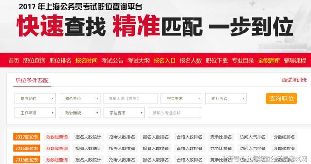 公务员报考官网岗位查询，一站式解决报考难题