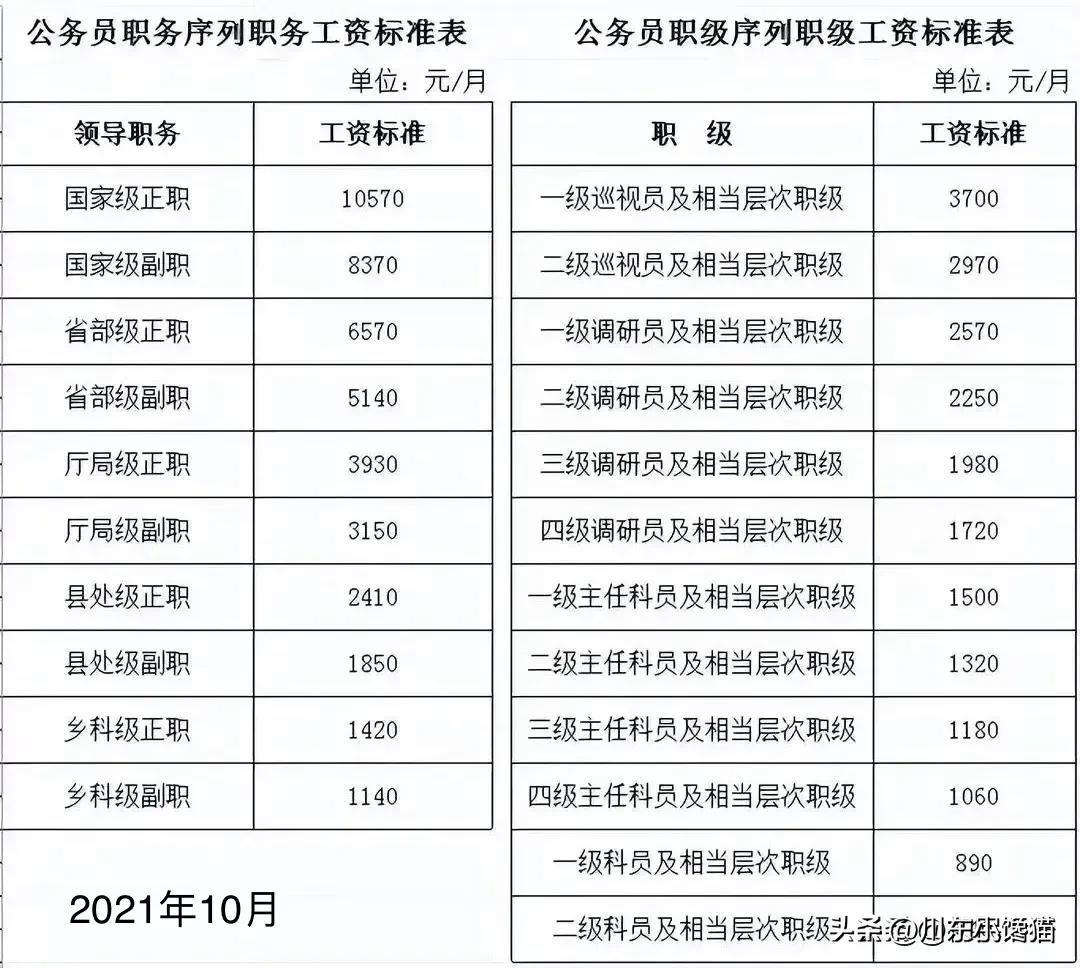 公务员职务级别详解，正股级职务概览