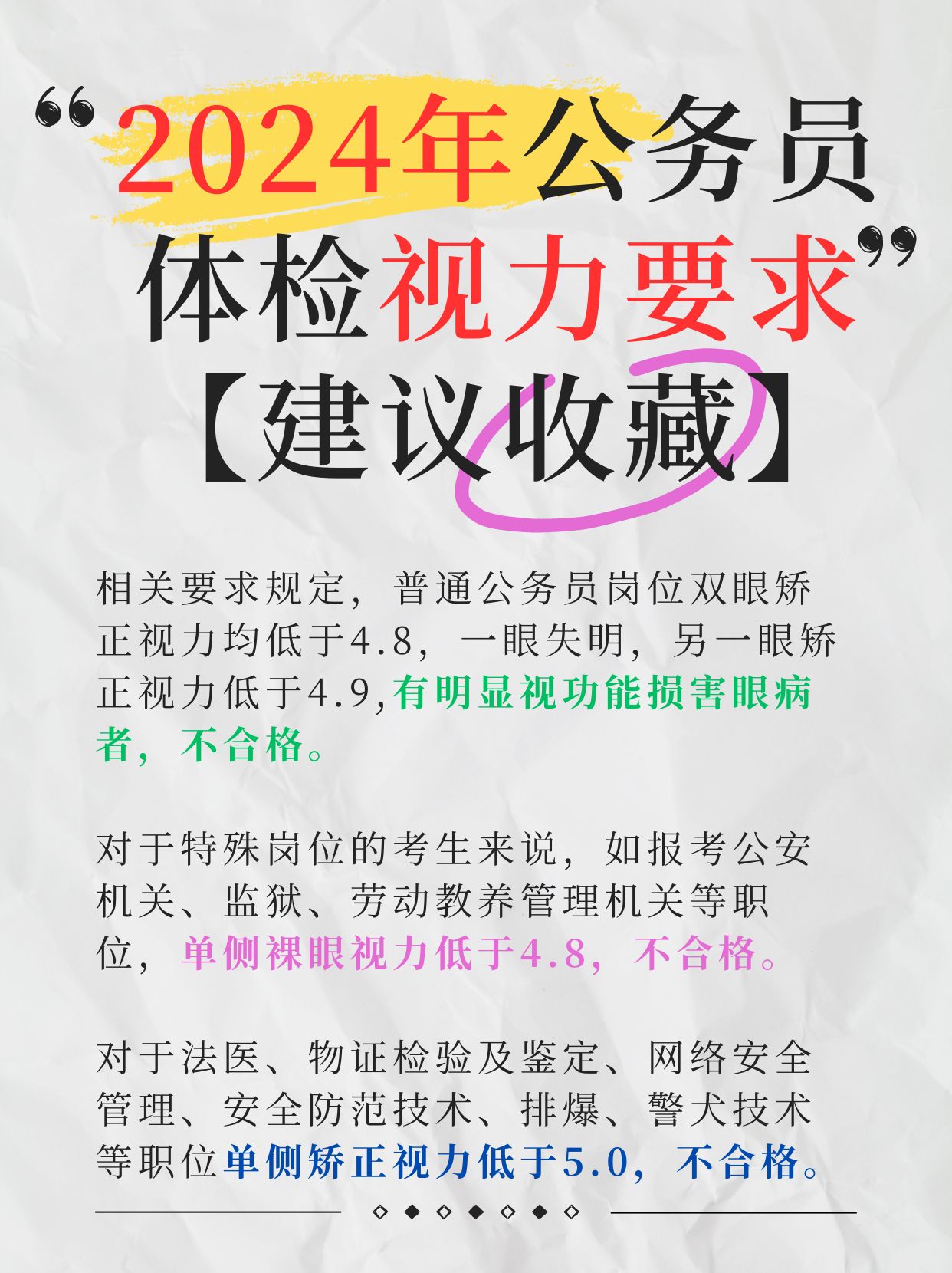 公务员体检视力要求的重要性及其深远影响